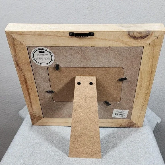 Mud Pie Wood Picture Frame Mr & Mrs Wedding Rustic Distressed Farmhouse Decor - Picture 3 of 8